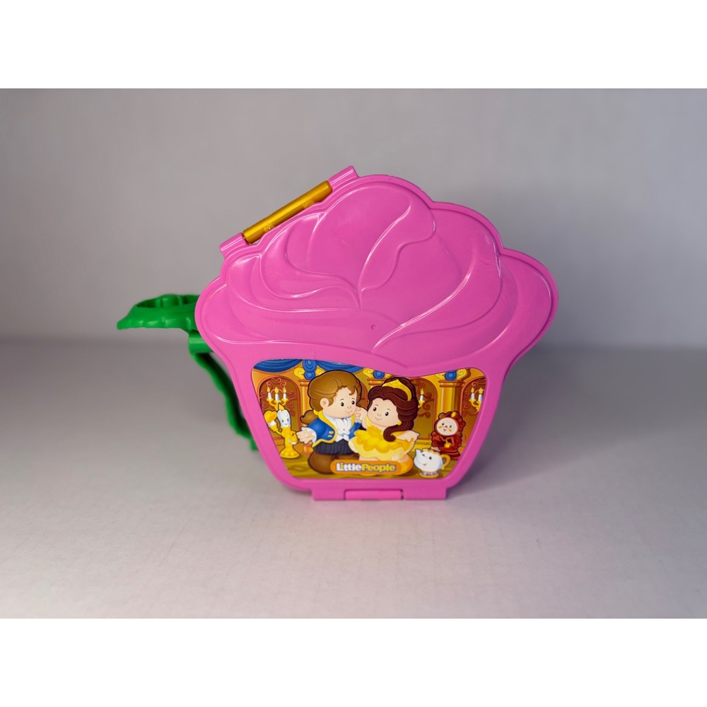 Fisher Price Little People Disney Beauty and the Beast Rose Compact Playset Toy